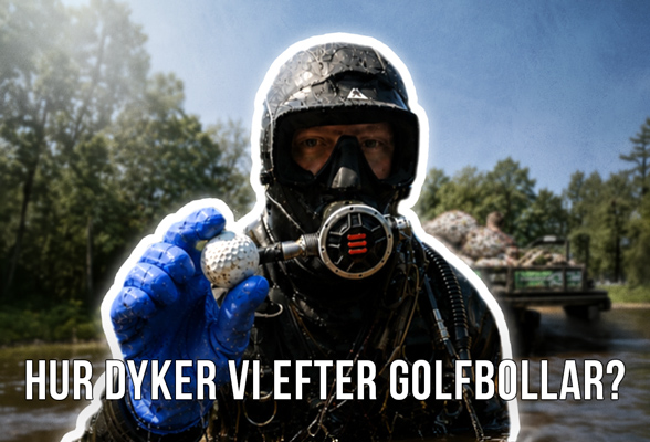 Behind the scenes: S� dyker vi efter golfbollar