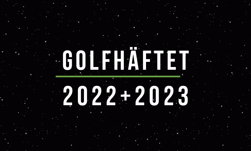 Golfhäftet 2022+2023 på köpet!