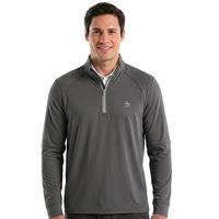 M LS Mixed Media 1/4 Zip Pullover